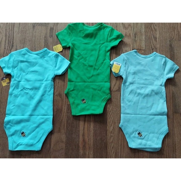 Newborn Unisex Girl Boy Baby Bodysuit Rompers 3-6 Months One Peice New Bee Funny - Picture 2 of 8